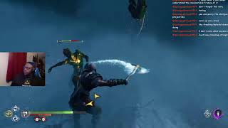 Playing God of War Ragnorok Side missions because I watched Valkyrae play the whole game