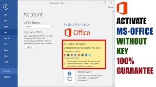 Activate ] microsoft office without ...