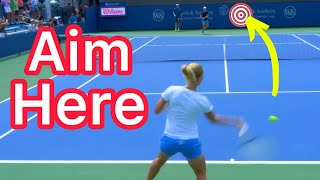 How High Should You Aim Over The Net? (Tennis Tips For More Consistency)