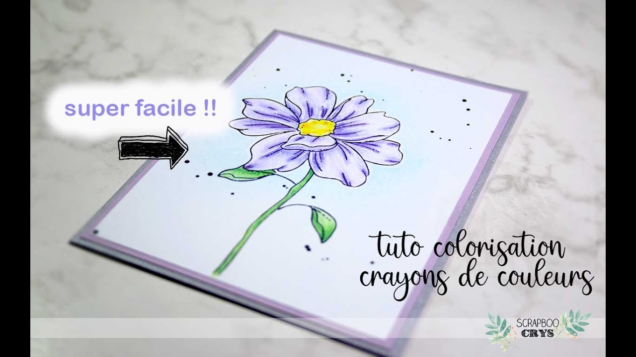 DÉBUTANT avec les crayons de couleurs ? Une technique super simple 🤗