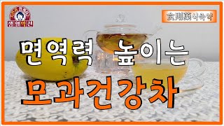 [생활약선#16]모과건강차 생강차 대추차 계피차 면역력 높이는 건강차