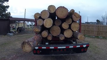 Custom PJ Gooseneck Log Trailer