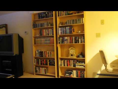 Electro/mechanical control of hidden bookcase door - Manual Open And Close