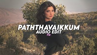 Paththavaikkum Devara Edit Audio