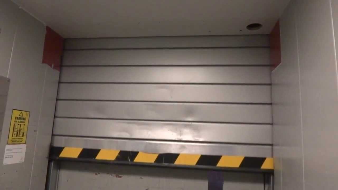 KONE (mod. by: HF Advice) Holeless Hydrualic freight elevators @ Tyresö Centrum, Tyresö, Sweden.