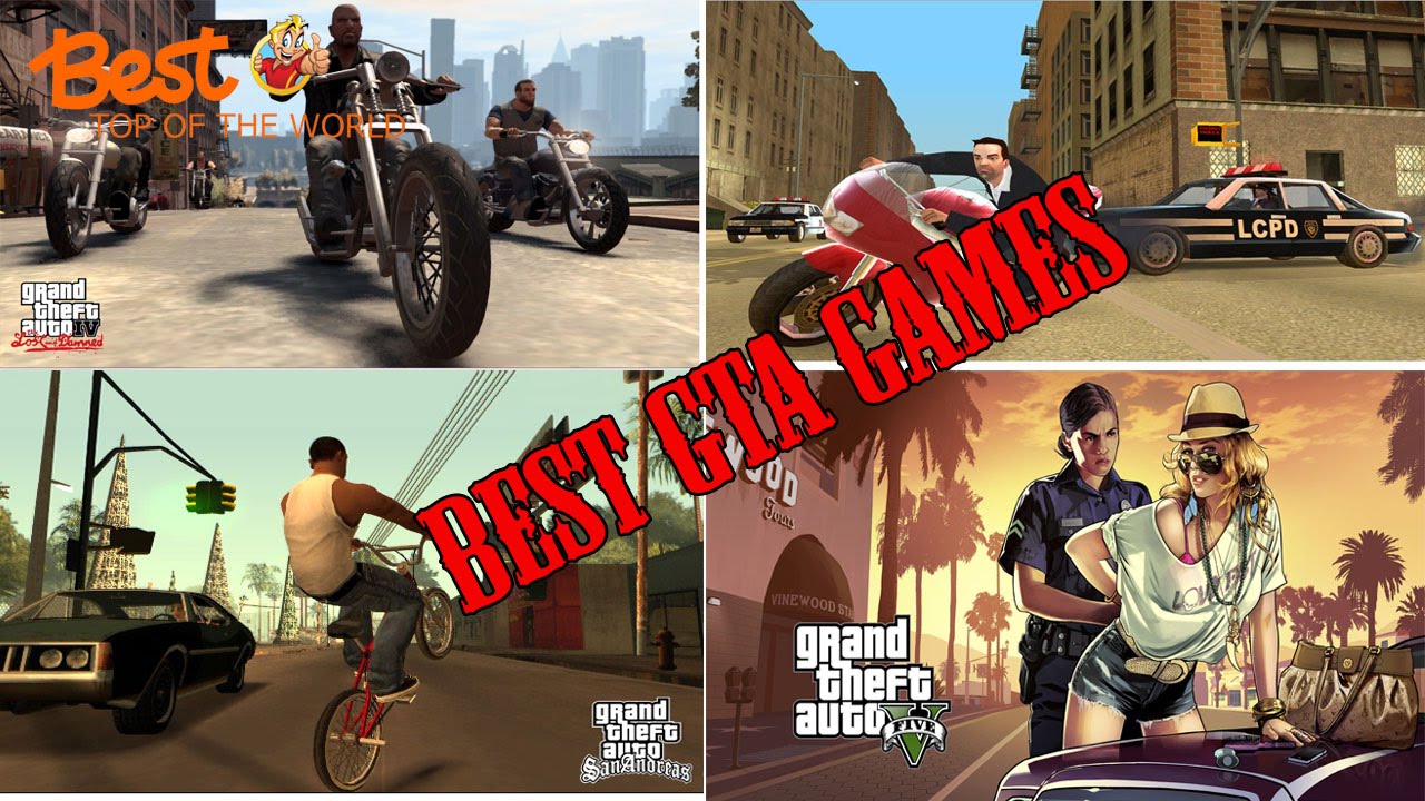 Best Top 14 Grand Theft Auto Games - YouTube