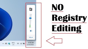 Old volume control with NO registry editing!