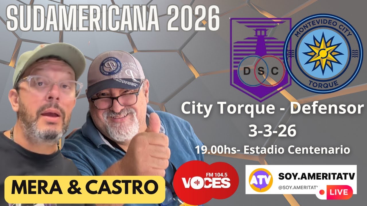 COPA SUDAMERICANA - Ciity Torque - Defensor Sp 3/3/26