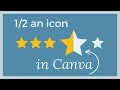 How to show fractions in a Pictogram with Canva