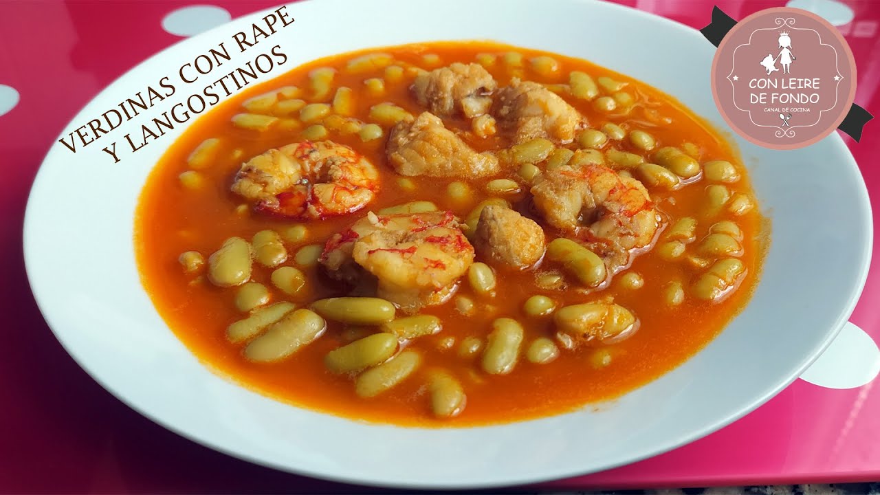 VERDINAS con RAPE y LANGOSTINO