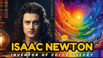 How did Isaac Newton discover the color spectrum of white light