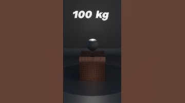 100 KG Impact! I Ball Drop on CubesISatisfying Loop Animation ☠️#loopanimation #3danimation