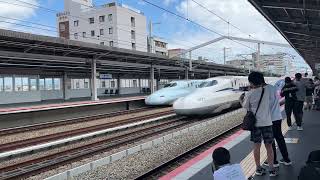 JR東海N700S系J21編成　JR西日本山陽新幹線西明石駅通過