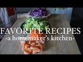 FAMILY FAVORITE RECIPES / DUTCH BABIES, ASIAN CHICKEN SALAD, ARTISAN BREAD/ in a homemakers kitchen