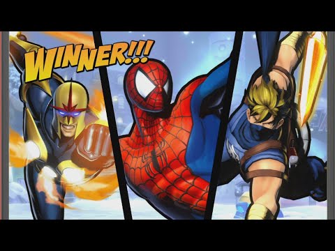 UMVC3 - NOVA/SPIDER-MAN/STRIDER HIRYU ONLINE 5!
