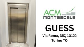 2017 ACM Montescale Roped Hydraulic Elevator At Guess Via Roma, 357, 10122 In Turin Italy 