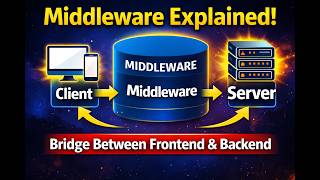 How Middleware Works Explained | Backend Middleware Diagram | API, Auth &amp; Data Flow