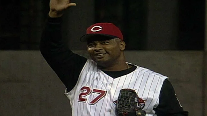 MIL@CIN: Rijo back on mound for first time since '95