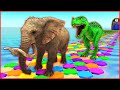 Temple run titan trex chasing wild elephant turns into monster  versuslife ep75