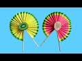 How to Make a Paper Watermelon Fan | Easy Summer Craft Idea