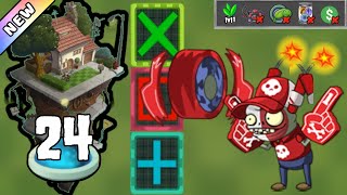 Plants Vs Zombies 2 - Modern Day Day 24 Plants Lvl 1 & No Premium