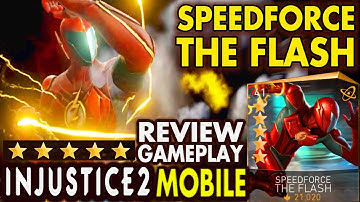 Injustice 2 Mobile. SPEEDFORCE THE FLASH. Super Move | Gameplay | Detailed Review.