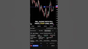 Track Open P&L in Real Time on TradingView #tradingview #futures #trading