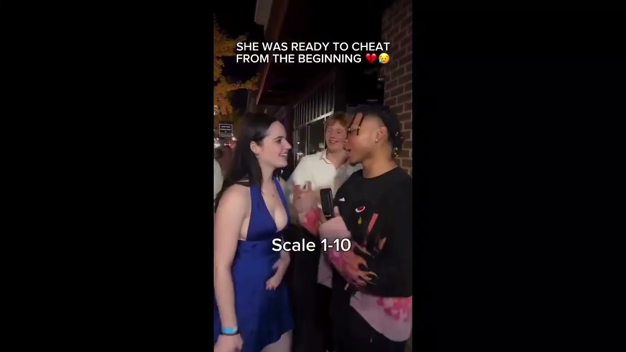 White girl turns her white boyfriend into a cuck in 15 seconds.