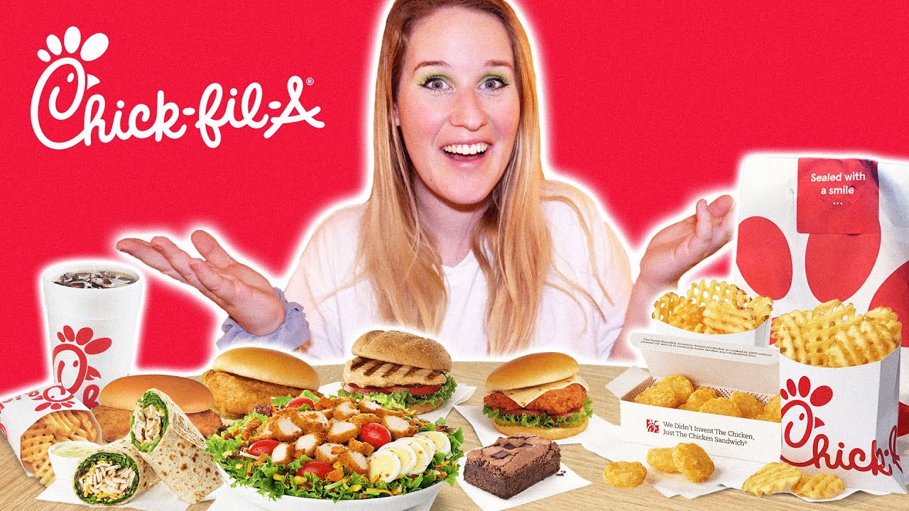 J'ACHÈTE TOUT LE MENU DE CHICK-FIL-A AUX ÉTATS-UNIS (fast food américain)
