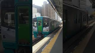 【高松駅】高徳線（JR四国1500形気動車7次車1566）普通 引田駅行 ~ JR Shikoku 1500 series at Takamatsu station Kagawa JAPAN