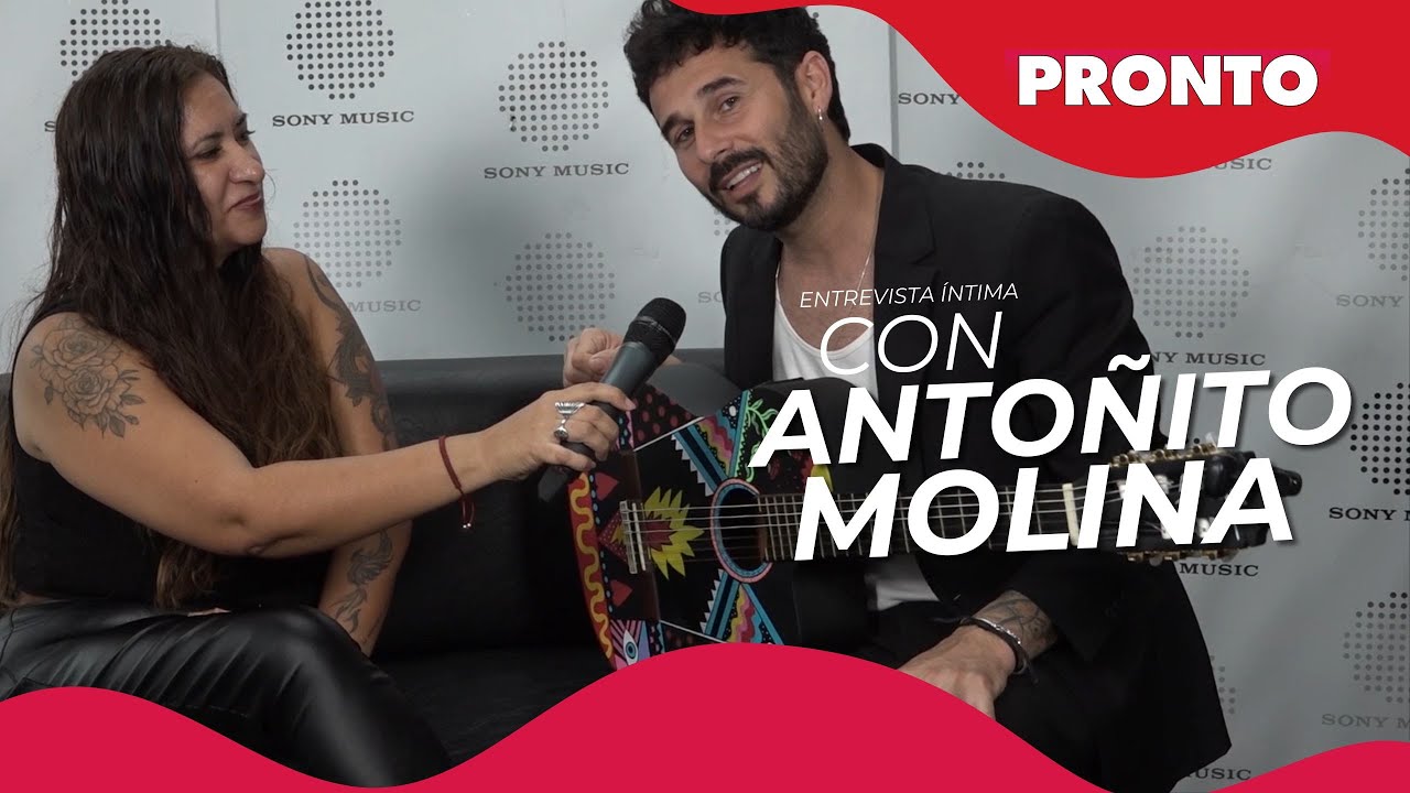 Antoñito Molina con Pronto Música, feliz por grabar con Abel Pintos 
