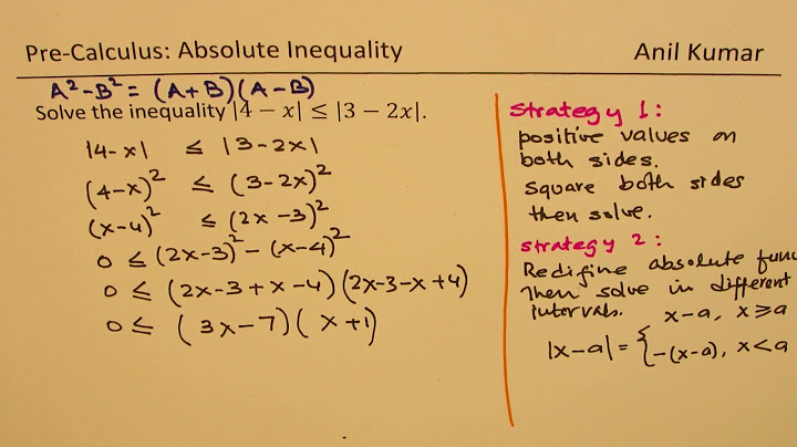 How to solve equations with absolute values on both sides