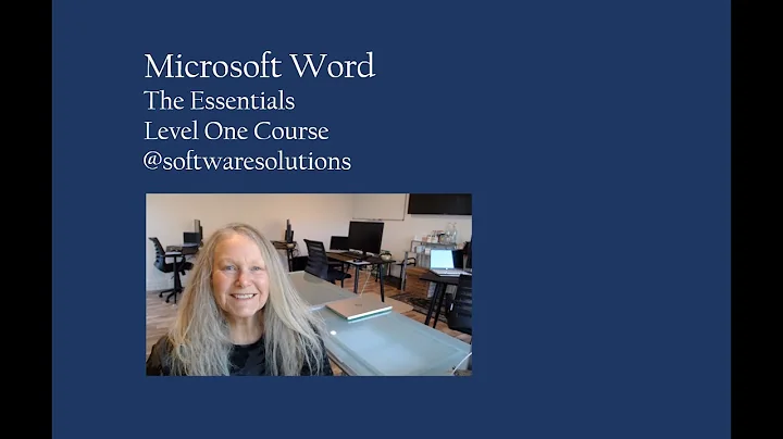 Microsoft Word The Essentials Level 1 - Video 17 Spelling, Grammar and Thesaurus