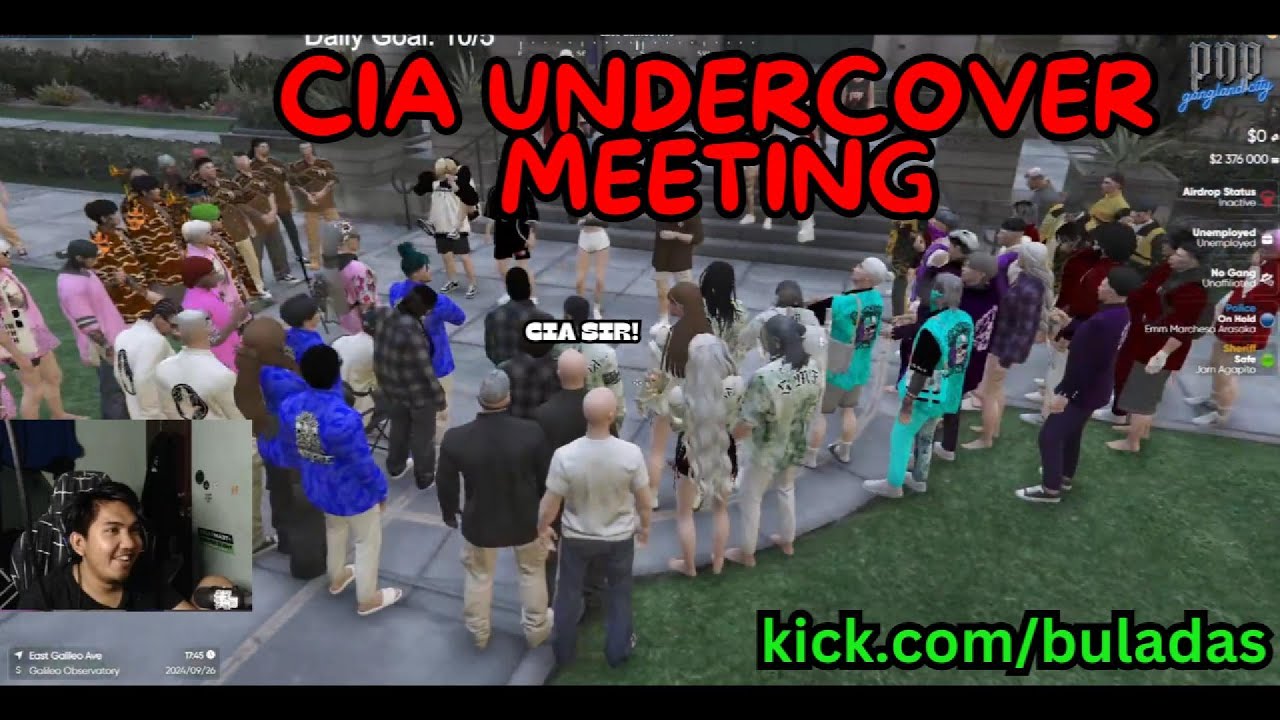 CIA GANG MEETING | PNP Gangland #buladasgang #buladas #gta #fivem #roleplay