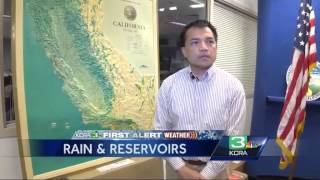 What effect will upcoming rain will have on Lake Oroville?