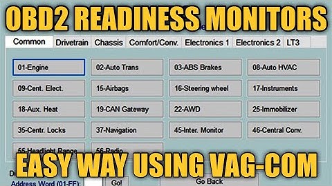 HOW TO Set Your OBD2 Monitors Using VCDS Vag-Com EASY WAY
