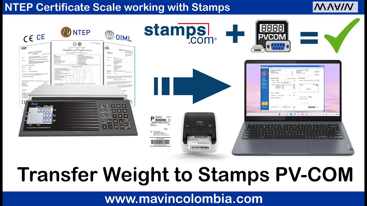 How to Setup Digital Scale Software RS232 or USB Scale with Driver 7 YouTube