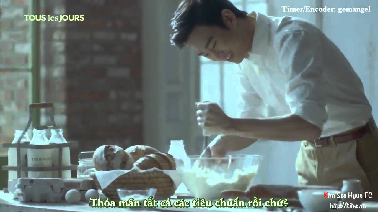 [Vietsub] [CF] Tous les Jours Milk Cream Bread Kim Soo Hyun YouTube