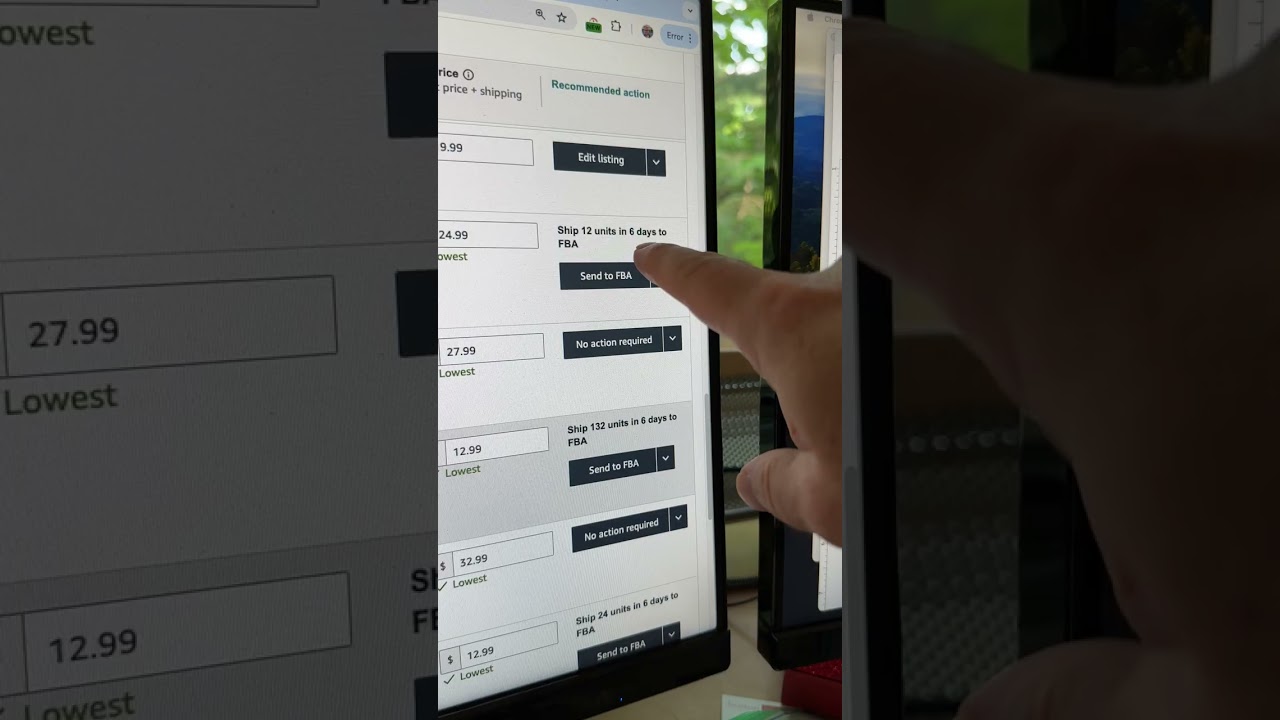 How I set up my manage Amazon FBA inventory page 