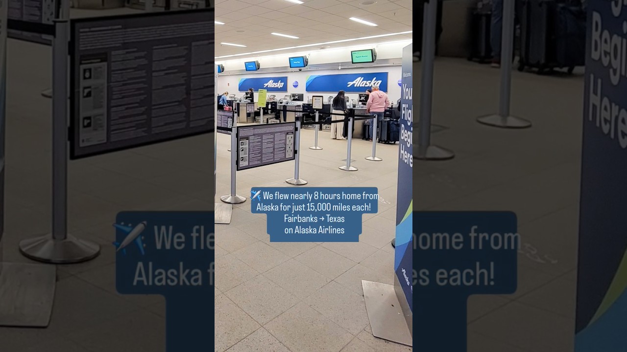 How We Flew Home from Alaska for Just 15,000 Miles! ✈️ 