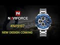 Popular mens watch naviforce watch new multifunctional dual display led digital quartz watch nf9197