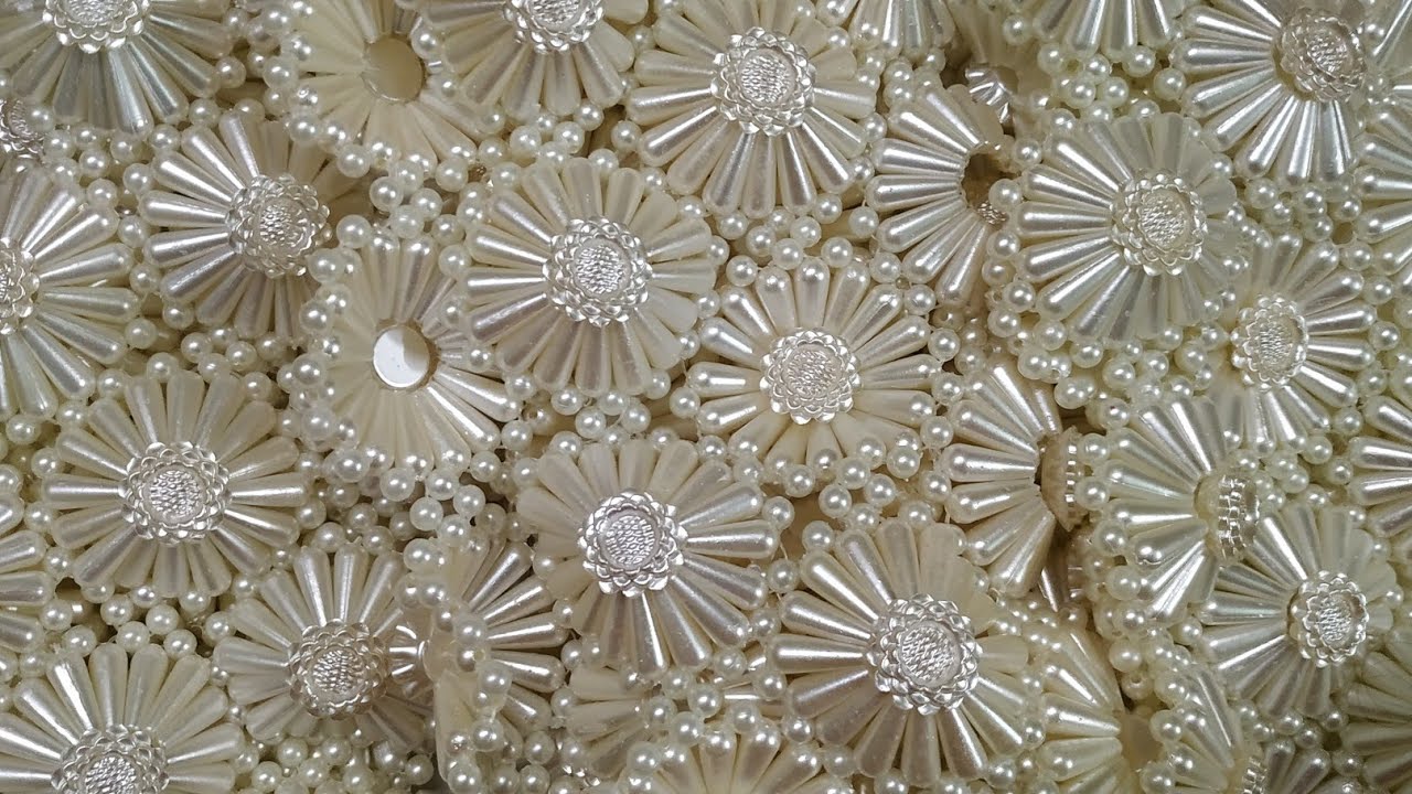 Учебник по созданию сумки с цветами из бисера||Часть 1||Сумка с жемчужными бусинами ||