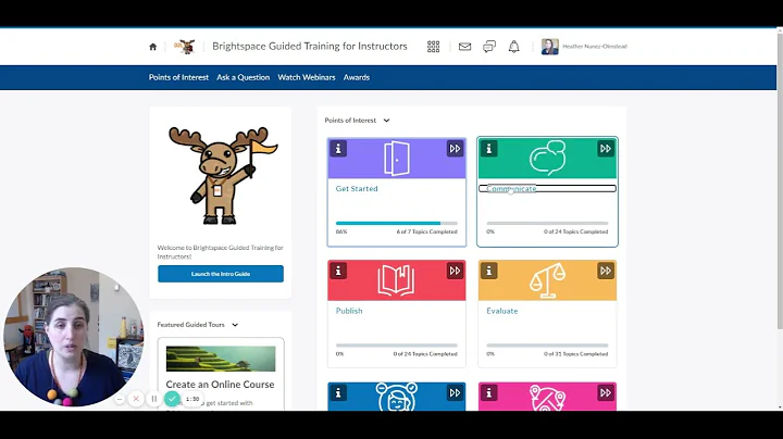 Brightspace Guided Training for Instructors