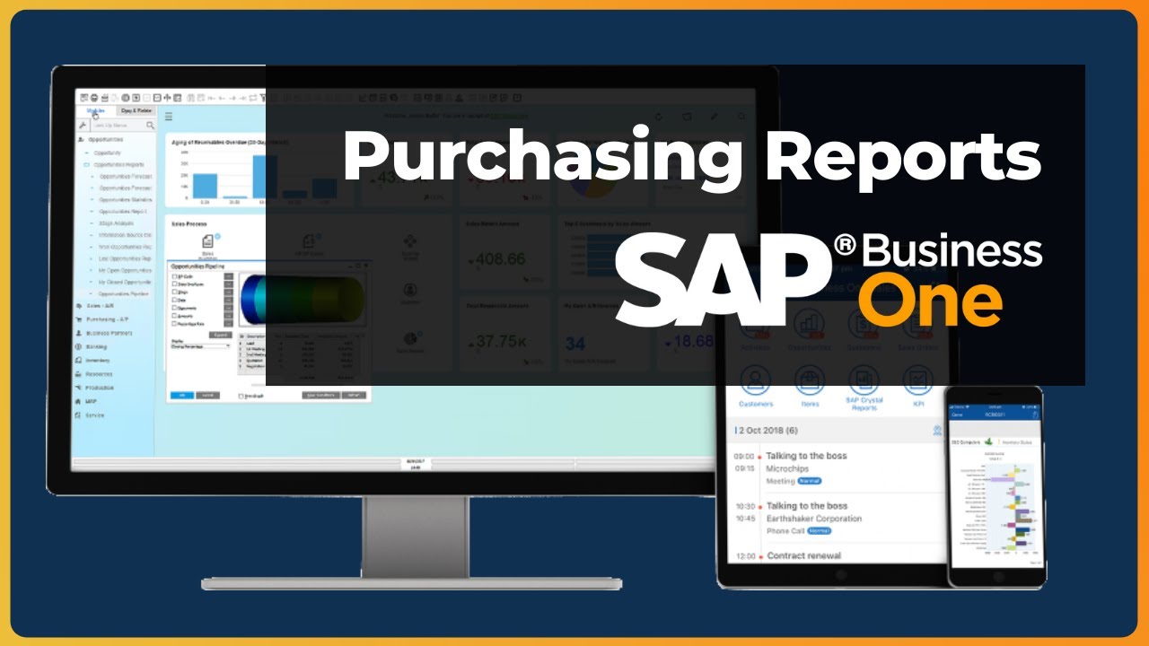 Create Purchasing Reports | Examples and How-To | SAP Business One ...