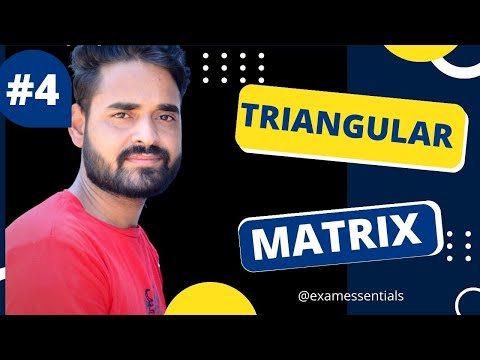 Unravel the Secrets of Triangular Matrices - Exam Essential Tips! #matrix