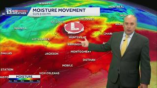 Weekend Storms: Alabama's severe weather risk also brings a flood threat with heavy weekend rain