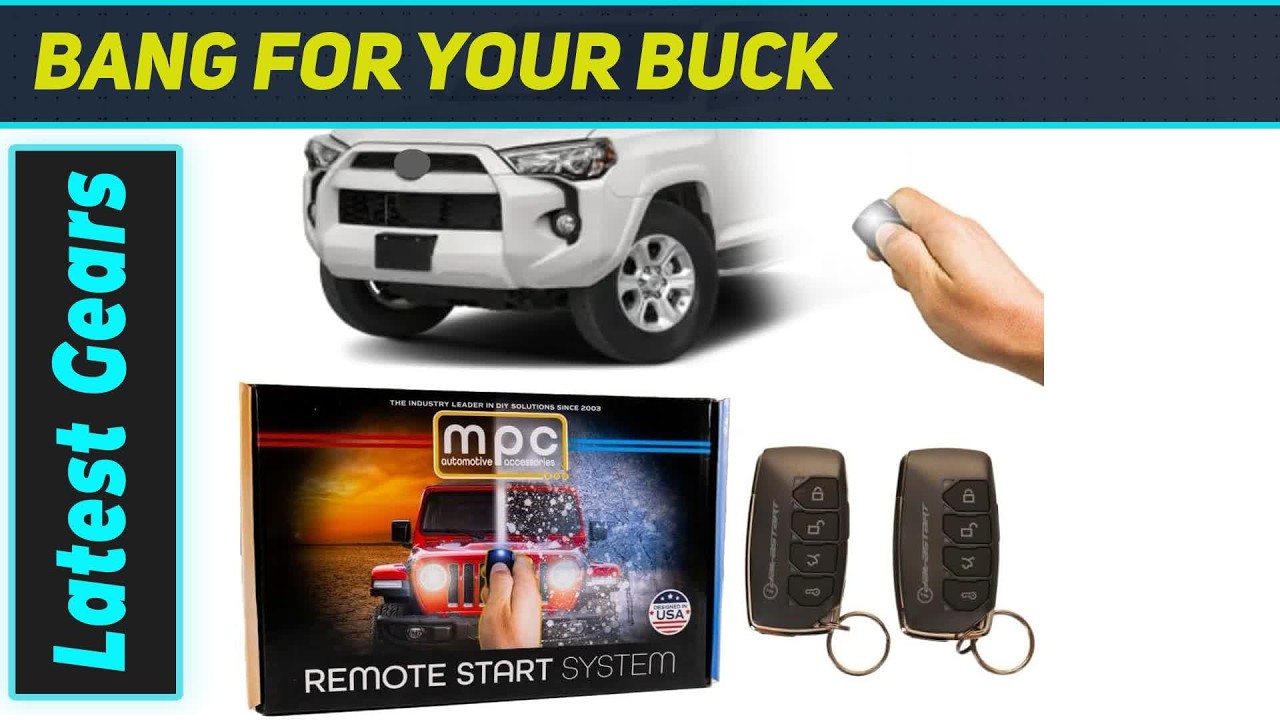 ReviewMPC Remote Start for 4Runner: Powerful Convenience! - YouTube