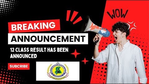 12th class result/result PDF / BISEH result has been announced