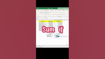 cách tính tổng có điều kiện trong #excel đơn giản nhất #shorts