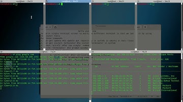 Split terminals in kali linux | terminator | Cool stuff for hacking
